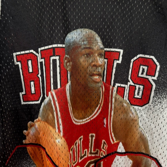 Vintage Starter Hot Michael Jordan Jersey Size Large 90s Used Chicago Bulls - Picture 9 of 12